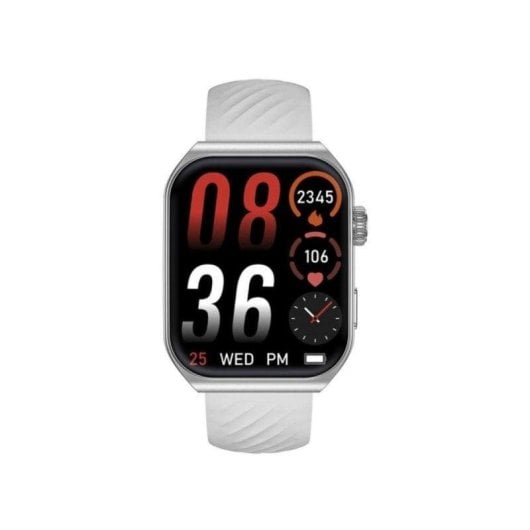 Trevi T-FIT 400 C Bluetooth 50mm AMOLED Silber Weiß IP67 SpO2 Pulsuhr Blutdruckmessung