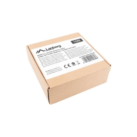 Cable HDMI Lanberg CA-HDMI-30FB-0100-BK 10m 48 Gbit/s Noir