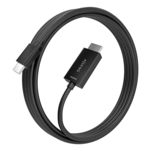 Videokabel Aisens A125-0889 Mini DisplayPort HDMI 3m 4K 60Hz Schwarz Unidirektional