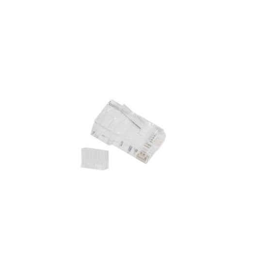 Conector Lanberg PLU-6000 RJ-45 Transparente Cat6 100 Peças Bolsa Plástico