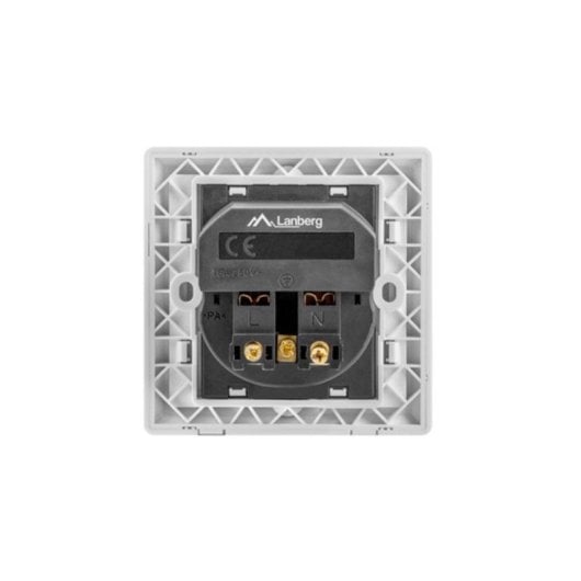 Socket Lanberg AC-WS01-USB2-F 1366 Imperial 1 cabezal