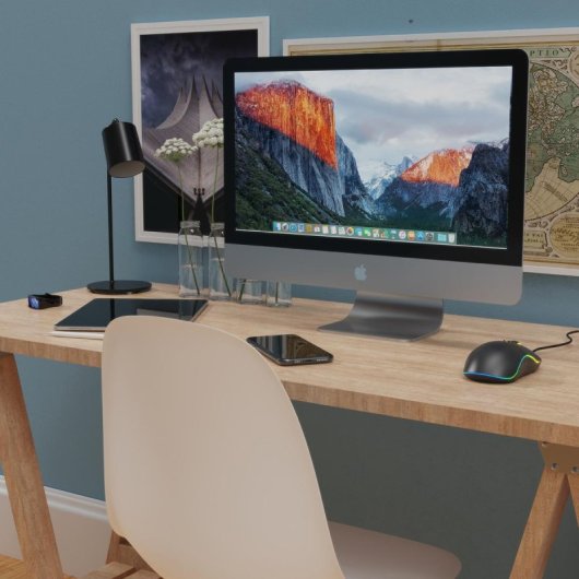 Ratón Gembird con cable 2400 DPI ergonómico 6 botones retroiluminado ambidiestro