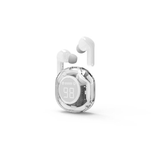 Auriculares Gembird inalámbricos bluetooth TWS con indicador LCD y micrófono