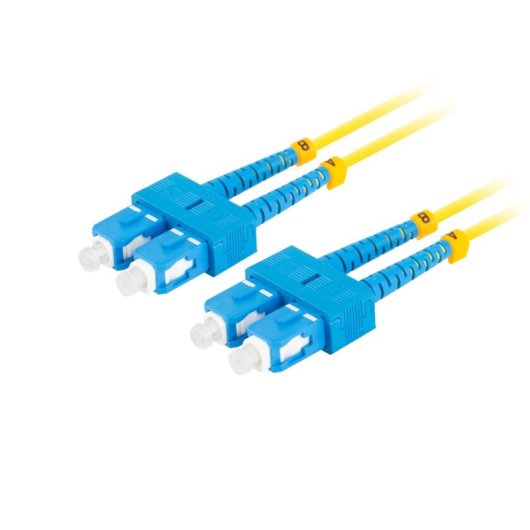 Cable de fibra óptica Lanberg FO-SUSU-SD11-0020-YE SC a SC 2m G.657.A1 monomodo