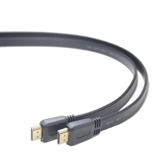 Cable HDMI Gembird CC-HDMI4F-6 1,8m Alta Velocidad 4K 60Hz Ethernet Chapado Oro Negro