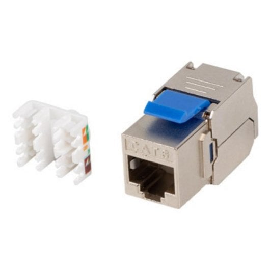 Keystone Lanberg KSF6-4000 Plano Azul Plata RJ-45 LSA Hembra Fósforo/Bronce