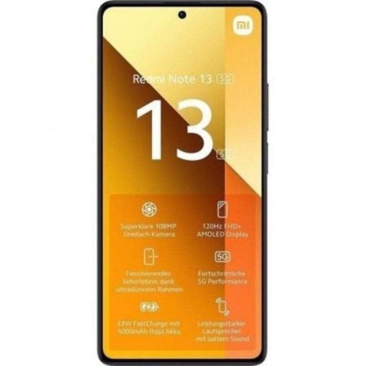 Xiaomi REDMI Note 13 5G 256GB 8GB 6,67" Negro cámara triple
