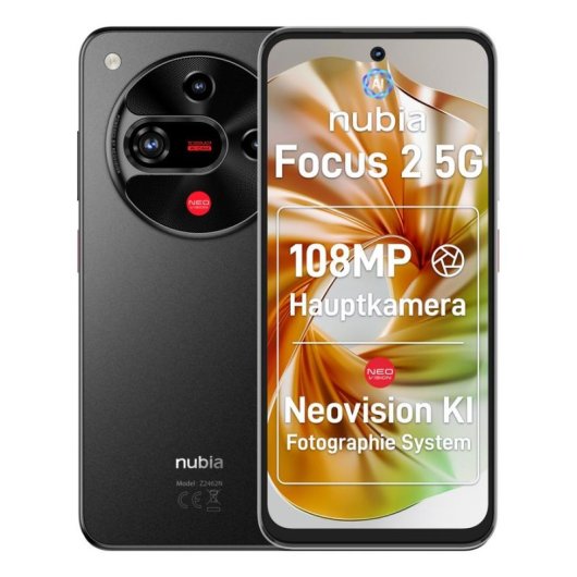 ZTE Nubia Focus 2 5G 8GB 256GB 6.7" Negro
