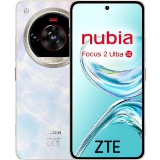 Smartphone ZTE Nubia Focus 2 Ultra 8GB 512GB 5G Blanco AMOLED Anillo Giratorio