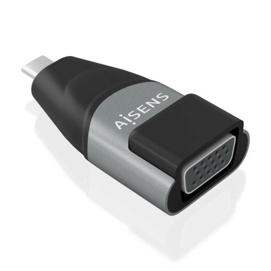Adapter AISENS USB-C zu VGA Aluminium Grau USB-C/M-HDB15/H Adapter AISENS USB-C zu VGA Aluminium Grau USB-C/M-HDB15/H
