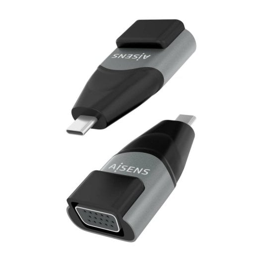 Adapter AISENS USB-C zu VGA Aluminium Grau USB-C/M-HDB15/H Adapter AISENS USB-C zu VGA Aluminium Grau USB-C/M-HDB15/H