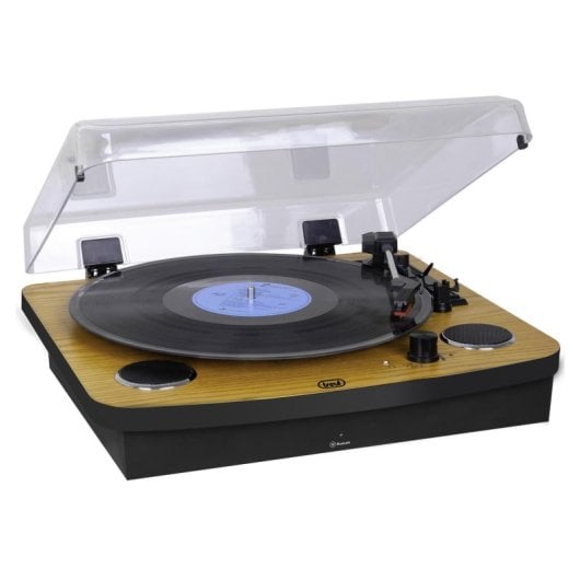 Tocadiscos Trevi TT 1022 BT tracción directa Bluetooth madera 33/45/78 RPM 6 W