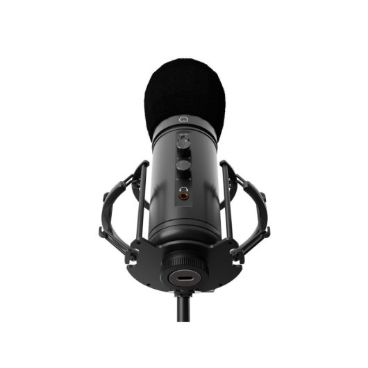 Micrófono Genesis Radium 600 G2 USB cardioide condensador con soporte y control de volumen