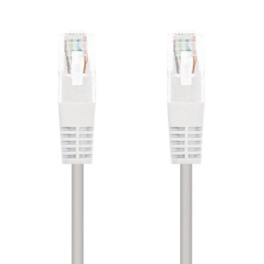 Nanocable Latiguillo RJ45 CAT.6 UTP 25CM 100% Cobre Blanc