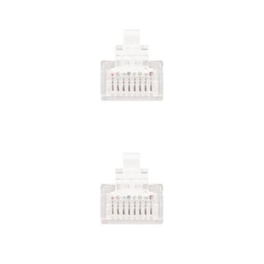 Nanocable Latiguillo RJ45 CAT.6 UTP 25CM 100% Cobre Blanc
