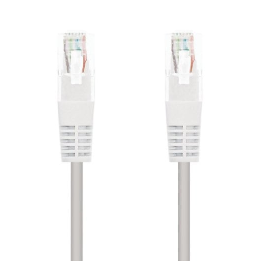 Nanocable Latiguillo RJ45 CAT.6 UTP 25CM 100% Cobre Blanc