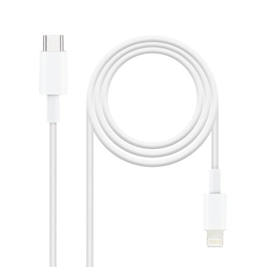 Cable Lightning Nanocable 10.10.0600 50cm USB-C Blanco RoHS Compatible Apple