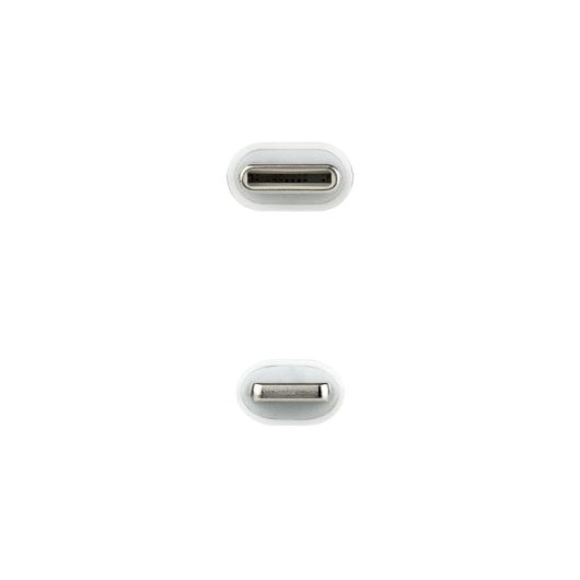 Cable Lightning Nanocable 10.10.0600 50cm USB-C Blanco RoHS Compatible Apple
