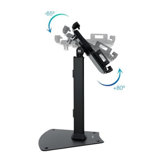 Soporte Tablet TooQ TQTDS0811 Antirrobo Aluminio Negro 7.9"-10.5" Base Ajustable