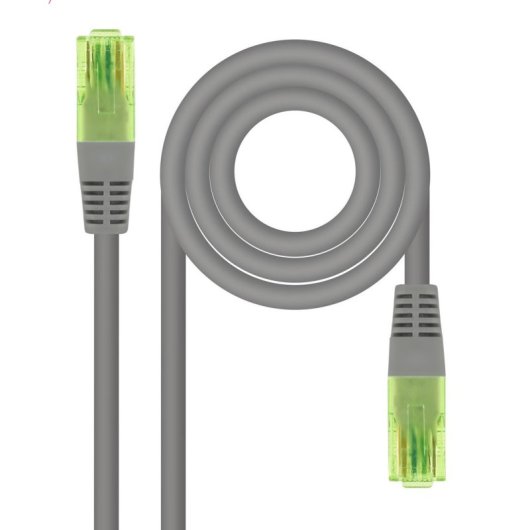 Cable de Red Nanocable 10.20.1407 RJ45 Cat.6 UTP AWG26 CCA 7m Gris