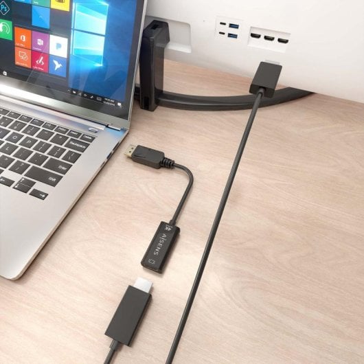 Conversor DisplayPort a HDMI Aisens A125-0905 4K@60Hz 15cm Negro