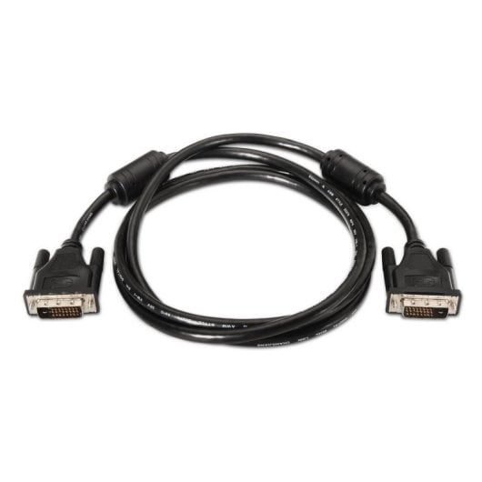 Cavo DVI AISENS A117-0089 1.8m DVI-D Dual Link con Ferrite Nero Cavo DVI AISENS A117-0089 1.8m DVI-D Dual Link con Ferrite Nero