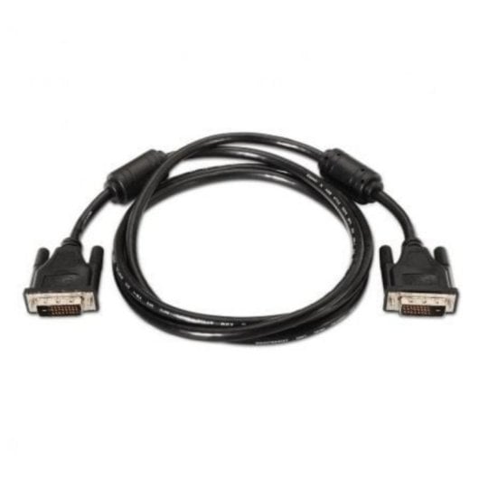 Cavo DVI AISENS A117-0089 1.8m DVI-D Dual Link con Ferrite Nero Cavo DVI AISENS A117-0089 1.8m DVI-D Dual Link con Ferrite Nero