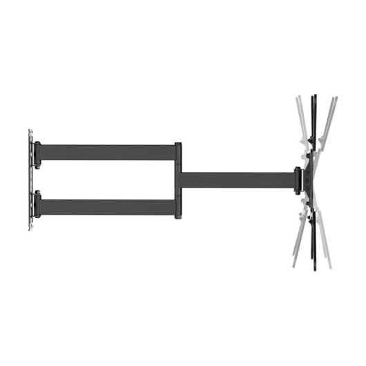Support ECO Aisens WT65TSLE-383 Moniteur/TV 35kg 23"-65" Noir Giratoire Inclinable Ajustable