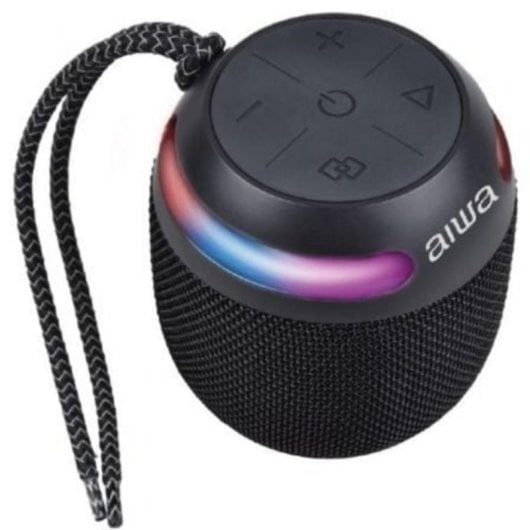 Altavoces Aiwa Portátiles Bluetooth 5W RGB IP66 Micrófono Tela Premium