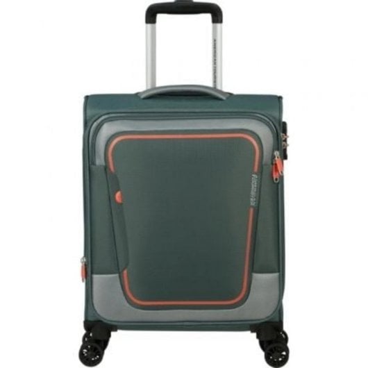 Kabinenkoffer American Tourister Pulsonic Spinner 55cm Dunkelgrün Kabinenkoffer American Tourister Pulsonic Spinner 55cm Dunkelgrün