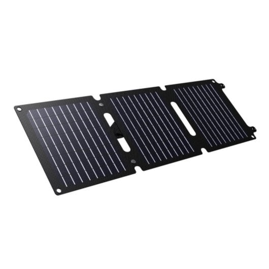 Panel Solar Trust Zuny 20W USB-A USB-C Detección Automática Portable 640mm Negro