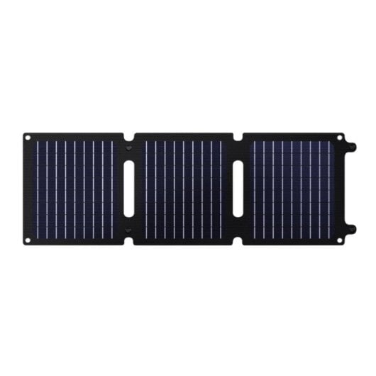 Panel Solar Trust Zuny 20W USB-A USB-C Detección Automática Portable 640mm Negro
