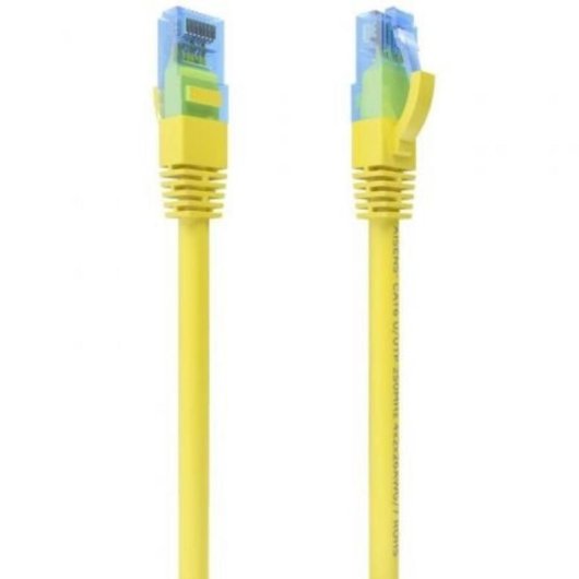 Cable de red AISENS A135-0832 Cat.6 UTP AWG26 CCA 75cm Amarillo 1000Mbps RoHS