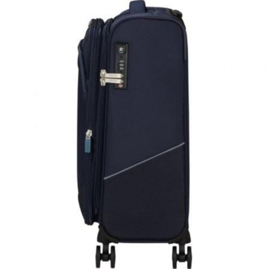 Maleta Cabina American Tourister SummerRide Spinner 55cm Azul Marino Expandible TSA 4 Ruedas