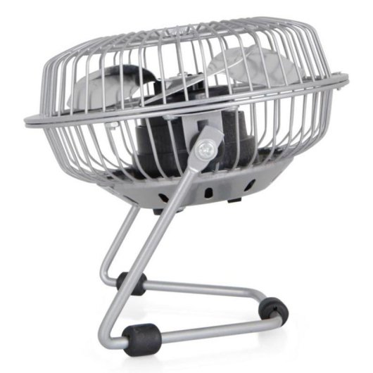 Mini Ventoinha de Sobremesa USB Orbegozo PW 1025 8W 10cm Ultra Silenciosa Hélices Metálicas