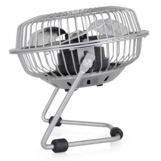 Mini Ventoinha de Sobremesa USB Orbegozo PW 1025 8W 10cm Ultra Silenciosa Hélices Metálicas