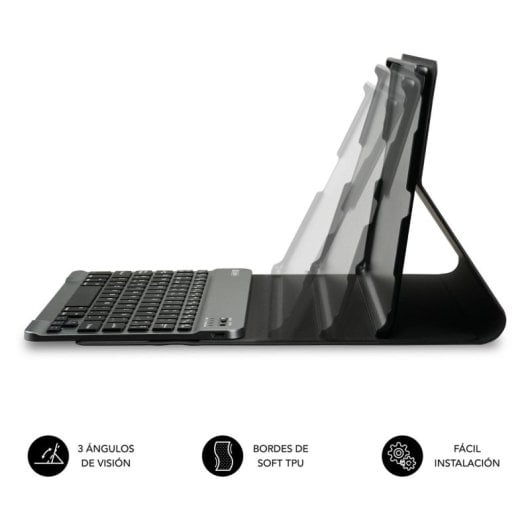 Funda con teclado Bluetooth Subblim KeyTab Pro para Lenovo Tab M11 QWERTY Español ultradelgada negra
