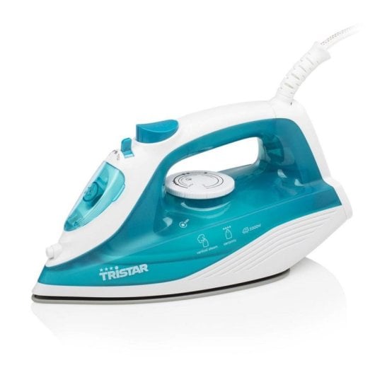 Plancha Tristar ST-8300 2000W Suela Cerámica Vapor Continuo 16g/min Depósito 210ml Verde