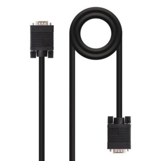 Cable VGA Nanocable 10.15.1305 HDB15 Macho-Macho 5m Negro Doble Apantallado RoHS