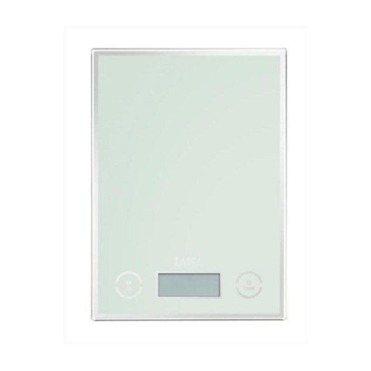 Báscula de cocina Laica KS1050 electrónica 5 kg 1 g vidrio templado LCD blanca