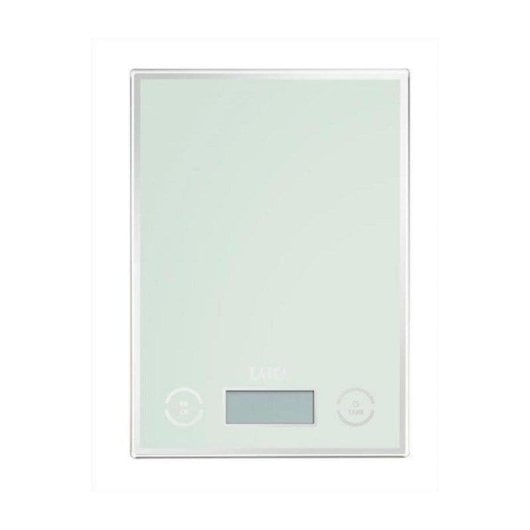 Bilancia da cucina Laica KS1050 elettronica 5kg 1g vetro temperato LCD bianca