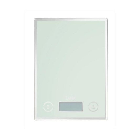Bilancia da cucina Laica KS1050 elettronica 5kg 1g vetro temperato LCD bianca