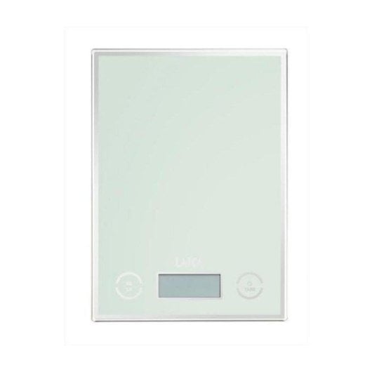 Báscula de cocina Laica KS1050 electrónica 5 kg 1 g vidrio templado LCD blanca