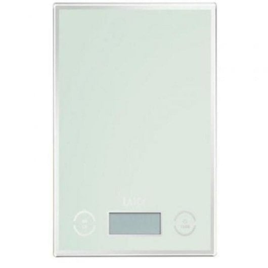 Bilancia da cucina Laica KS1050 elettronica 5kg 1g vetro temperato LCD bianca