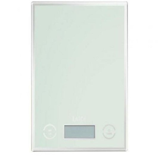 Báscula de cocina Laica KS1050 electrónica 5 kg 1 g vidrio templado LCD blanca