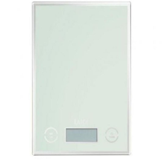 Báscula de cocina Laica KS1050 electrónica 5 kg 1 g vidrio templado LCD blanca