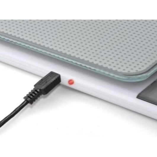 Báscula de cocina Laica KS1320 5kg 1g Recargable Vidrio templado LCD USB Plata