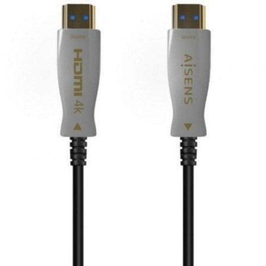 Aisens A148-0698 HDMI 2.0 AOC Kabel 100m Schwarz UHD 4K@60Hz HDR10