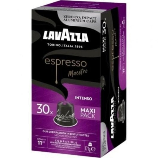 Kaffeekapseln Lavazza Espresso Maestro Intenso 30 Stück Aluminium Nespresso-kompatibel