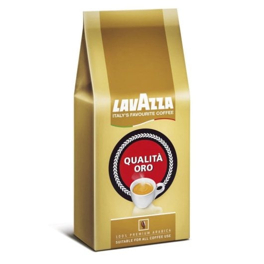 Café en grano Lavazza Qualità Oro 1kg Arábica blend tueste medio intensidad 5